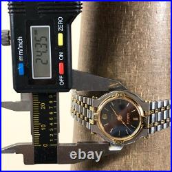 Gucci Women 9000L Fashion Date Two Tone Quartz For Watch Parts Or Repair Only