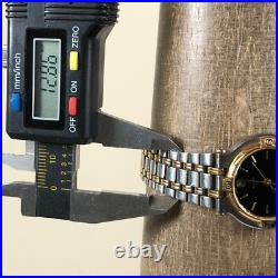 Gucci Women 9000L Fashion Date Two Tone Quartz For Watch Parts Or Repair Only