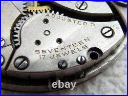 HAAS NEVEUX & Co GENEVE ANTIQUE SWISS WATCH MOVEMENT for REPAIRING & SPARE PARTS