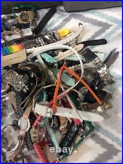 HUGE LOT Of Wristwatch Watches For Parts Repair Craft (UNTESTED/AS IS)