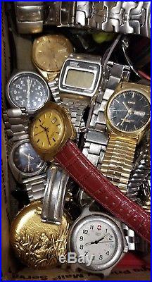 HUGE! Vintage-now Watch Lot 28LBS Parts/Repair/Repurpose WoW. 99