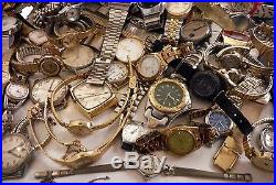 HUGE Vintage to Modern Junk Watch Lot for Wear / Repair or Parts Over 14 lbs