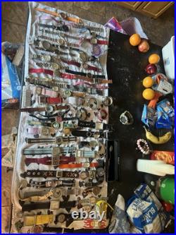 HUGE WATCH LOT for PARTS REPAIRS CRAFTS Mixed Type Untested Watches
