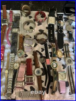 HUGE WATCH LOT for PARTS REPAIRS CRAFTS Mixed Type Untested Watches