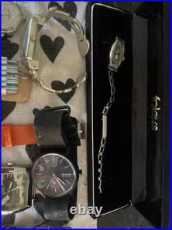 HUGE WATCH LOT for PARTS REPAIRS CRAFTS Mixed Type Untested Watches
