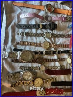 HUGE WATCH LOT for PARTS REPAIRS CRAFTS Mixed Type Untested Watches