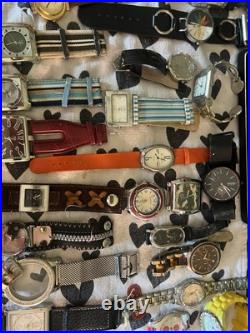 HUGE WATCH LOT for PARTS REPAIRS CRAFTS Mixed Type Untested Watches