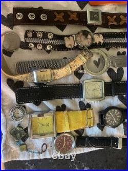HUGE WATCH LOT for PARTS REPAIRS CRAFTS Mixed Type Untested Watches