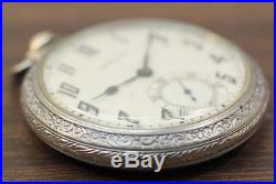 Hamilton 16S 974 Silver Pocket Watch - Parts / Repair