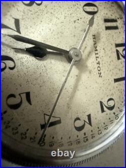 Hamilton 4992B 22J U. S. Govt WWII Military Pocket Watch Parts Repair