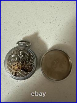 Hamilton 4992B 22J U. S. Govt WWII Military Pocket Watch Parts Repair