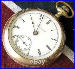 Hamilton 922 Imperial Canada Pocket Watch 18 Size Gold Filled case Parts-Repair
