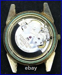 Hamilton Automatic Grade 667 17j 33mm 10k Gold Filled Mens Watch Parts/Repair