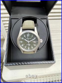 Hamilton H694190 Watch Not Tested With Box Sold As Is For Parts Or Repair Junk