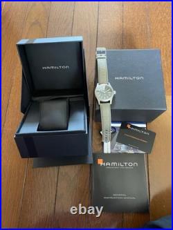 Hamilton H694190 Watch Not Tested With Box Sold As Is For Parts Or Repair Junk