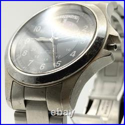 Hamilton Khaki H644550 Swiss Watch Automatic Crown Missing Junk For Parts Repair