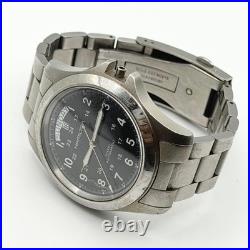 Hamilton Khaki H644550 Swiss Watch Automatic Crown Missing Junk For Parts Repair