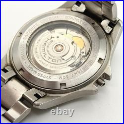 Hamilton Khaki H644550 Swiss Watch Automatic Crown Missing Junk For Parts Repair