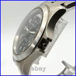 Hamilton Khaki H644550 Swiss Watch Automatic Crown Missing Junk For Parts Repair