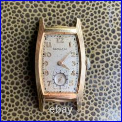 Hamilton Lynwood Curved Case 980 Gold Filled Art Deco Wristwatch PARTS /REPAIR Hamilton Lynwood Curved Case 980 Gold Filled Art Deco Wristwatch PARTS /REPAIR
