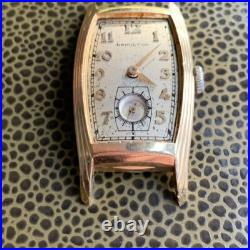 Hamilton Lynwood Curved Case 980 Gold Filled Art Deco Wristwatch PARTS /REPAIR Hamilton Lynwood Curved Case 980 Gold Filled Art Deco Wristwatch PARTS /REPAIR