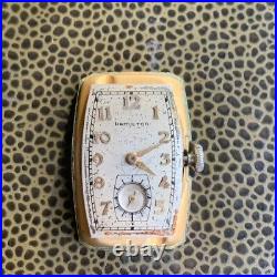 Hamilton Lynwood Curved Case 980 Gold Filled Art Deco Wristwatch PARTS /REPAIR Hamilton Lynwood Curved Case 980 Gold Filled Art Deco Wristwatch PARTS /REPAIR