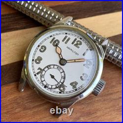 Hamilton ORD. DEPT. Grade 987A US Military Issued Wristwatch for PARTS / REPAIR