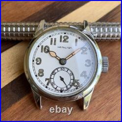 Hamilton ORD. DEPT. Grade 987A US Military Issued Wristwatch for PARTS / REPAIR