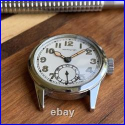 Hamilton ORD. DEPT. Grade 987A US Military Issued Wristwatch for PARTS / REPAIR