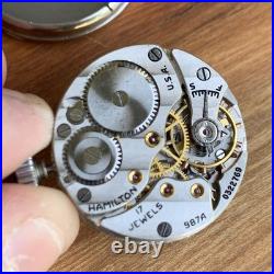 Hamilton ORD. DEPT. Grade 987A US Military Issued Wristwatch for PARTS / REPAIR