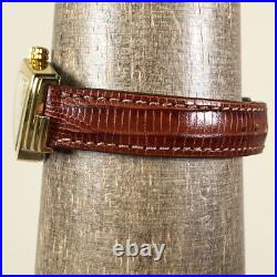 Hamilton Ventura Women 6334 Brown Leather Quartz For Watch Parts Or Repair Only