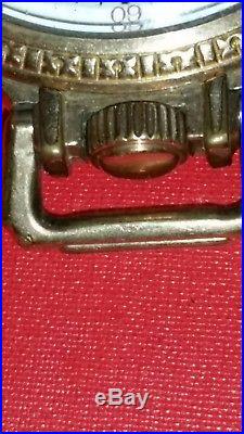 Hamilton Watch Company Vintage Open Face Pocket Watch Parts Or Repair
