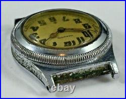 Harwood Early Automatic Watch, For Parts or Repair, Missing Mvmt Parts, 29.6mm