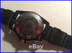 Heuer 1000 Black Coral Tag Heuer Dive Watch For Parts Or Repair