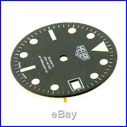 Heuer 1000 Series Professional 200m Black Dial For Parts Or Repairs