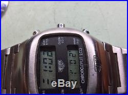 Heuer Chronosplit Digital Wrist Watch, 1970s, Parts/Repair R 100.703 330555