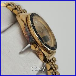 Heuer Men's Vintage Ana-Digi Gold Tone Quartz Watch FOR PARTS / REPAIR
