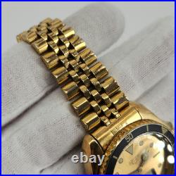 Heuer Men's Vintage Ana-Digi Gold Tone Quartz Watch FOR PARTS / REPAIR
