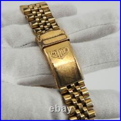 Heuer Men's Vintage Ana-Digi Gold Tone Quartz Watch FOR PARTS / REPAIR