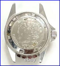 Heuer Vintage 980.008 Ladies Diver Stainless Steel Watch Head For Parts/repairs
