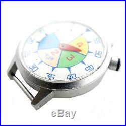 Heuer Yacht Timer Sandblasted Alloy Case Wrist Stopwatch For Parts Or Repairs