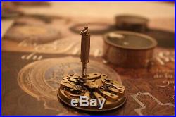 High End and Old pocket watch Working well with the key For parts or repair