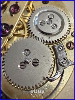 High Grade Chronograph Pocket Watch Movement for Repair Good Balance Wolf Teeth