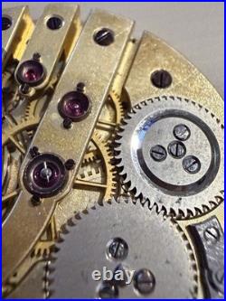High Grade Chronograph Pocket Watch Movement for Repair Good Balance Wolf Teeth