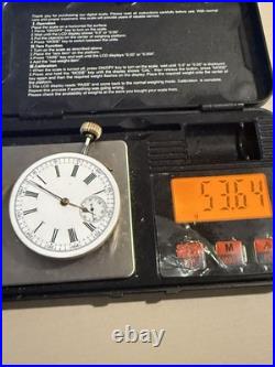 High Grade Chronograph Pocket Watch Movement for Repair Good Balance Wolf Teeth