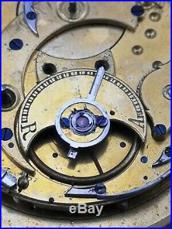 High Grade Large French Verge Repeater Pocket Watch Movement for Repair