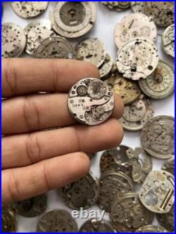 Huge 1000g+ Vintage Mechanical Watch Movement Parts Repair Lot Mixed Incomplete
