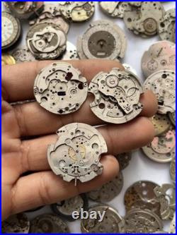 Huge 1000g+ Vintage Mechanical Watch Movement Parts Repair Lot Mixed Incomplete