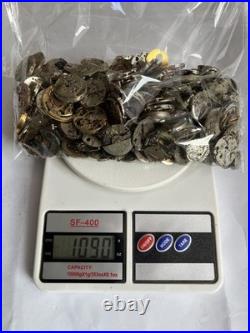 Huge 1000g+ Vintage Mechanical Watch Movement Parts Repair Lot Mixed Incomplete