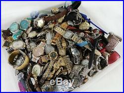 Huge 20 Lbs Vintage to Now Watch Lot Box Watches Parts Repair Mixed Pounds #4